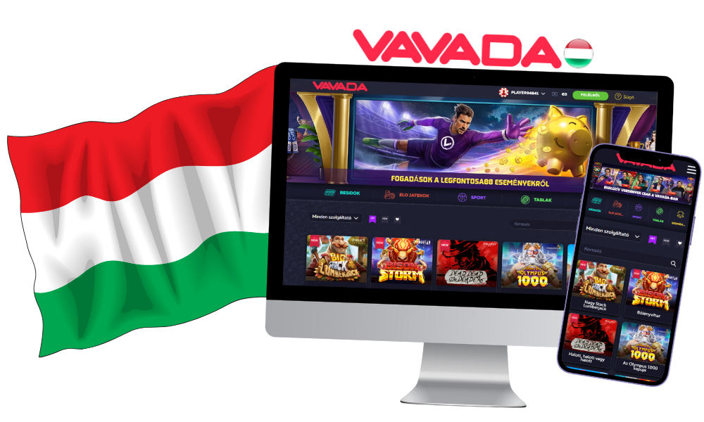 Vavada online kaszinó képernyőkép